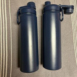 mainstays navy reusable water bottle